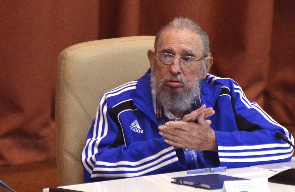 Fidel Castro v roce 2016