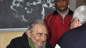 Fidel Castro se chvílemi dokonce usmíval.