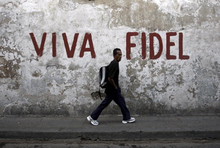 Nápis v Havaně