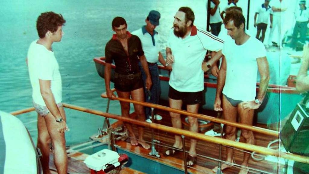 Castro se vášnivě rád potápěl.