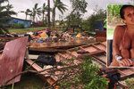 Mladá žena se s rodinou schovala do kredence. Tropická bouře Winston smetla domy tisícovky lidí.