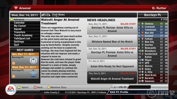 První screenshoty z FIFA 12. První screenshoty z FIFA 12.