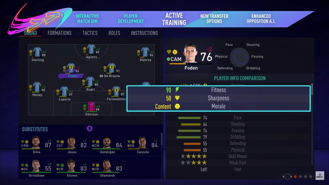 FIFA 21 Career Mode - Morálka