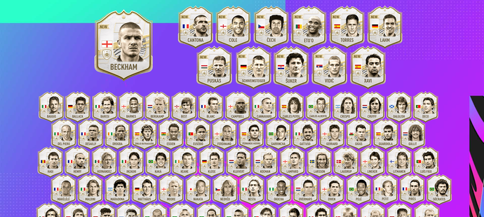 Všechny ikony ve FIFA 21