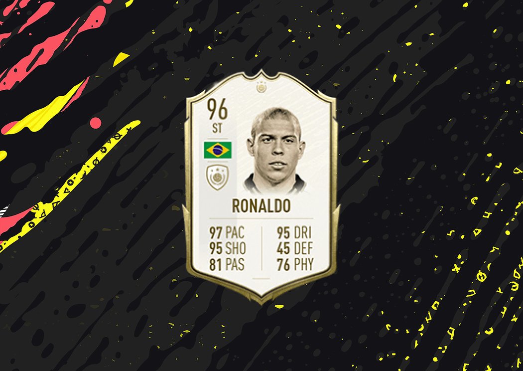 Ronaldova 96 karta je dražší, než verze s 97 ratingem