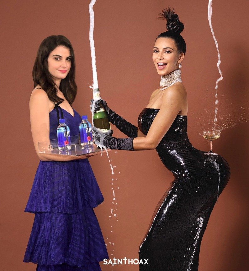 S Fiji Water Girl vznikla celá řada legračních meme.