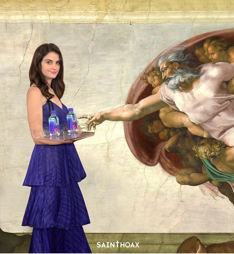 S Fiji Water Girl vznikla celá řada legračních meme.