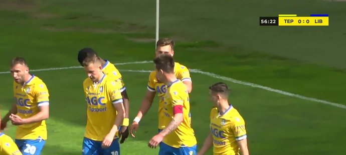 VIDEO: Teplice – Liberec 2:0. Rozhodl Fila, strach o Kulenoviče