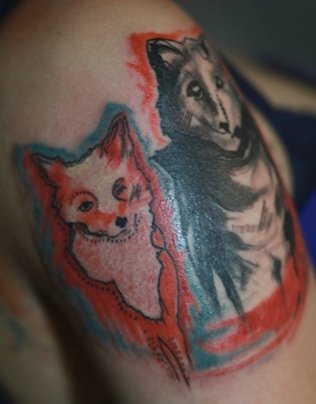 Filip Fabian, tetování