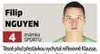 Filip Nguyen v zápase s Hoffenheimem