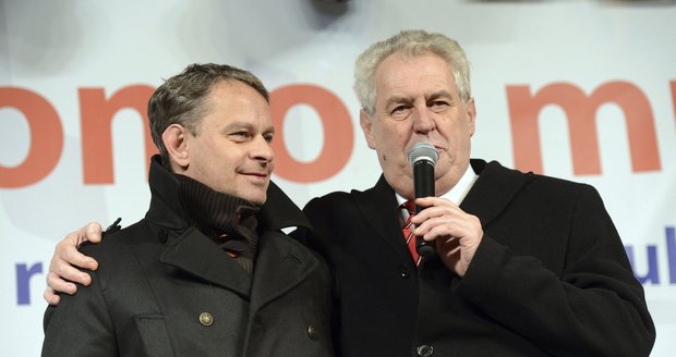 Miloš Zeman je s Renčem kamarád