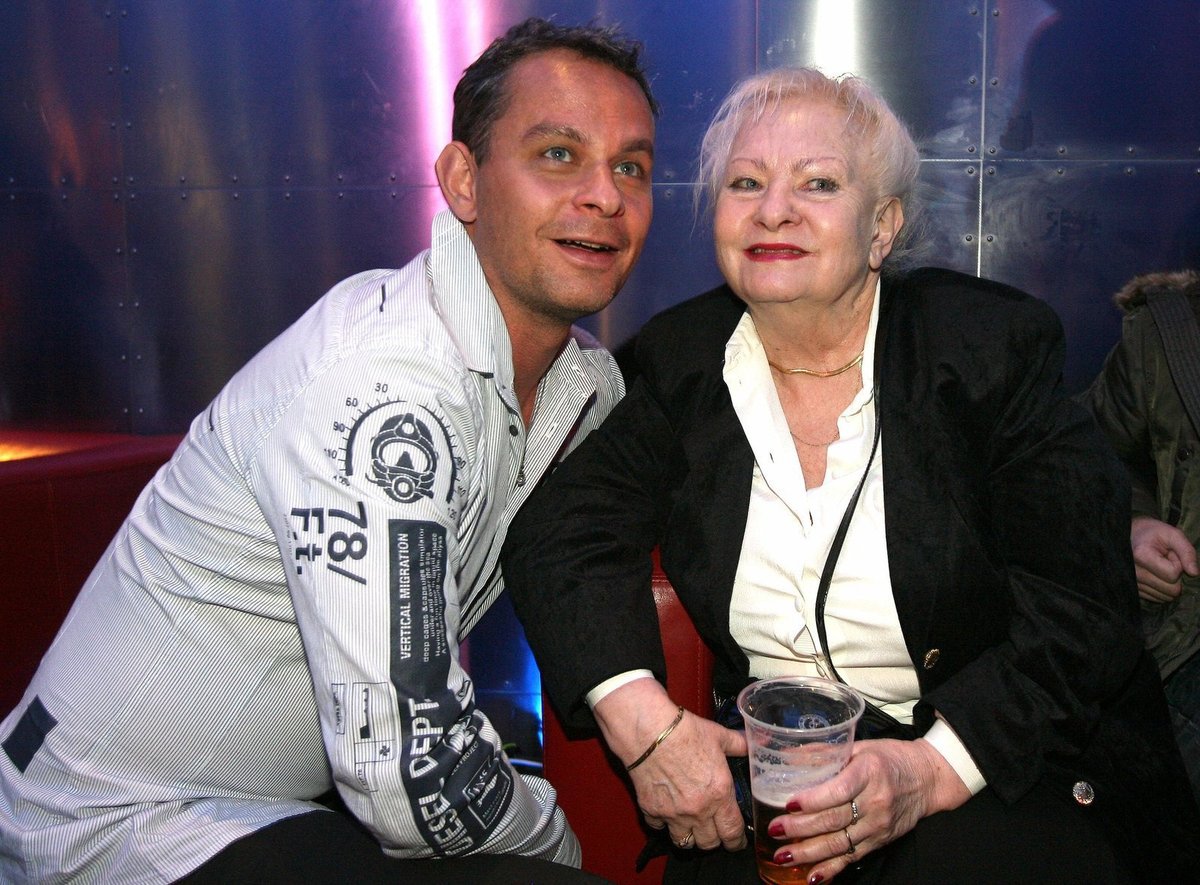Filip Renč s maminkou