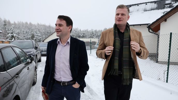 Filip Turek a Petr Macinka u exprezidenta Miloše Zemana v Lánech (31.1.2026) Filip Turek a Petr Macinka u exprezidenta Miloše Zemana v Lánech (31.1.2026)