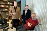 Exkluzivně: Macinka s Turkem přijeli za Zemanem do Lán! Ladí taktiku na Pavla?