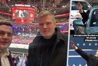 Češi v USA: Turek pobouřil „hajlující“ fotkou, Klausův muž uchvácen z Trumpa
