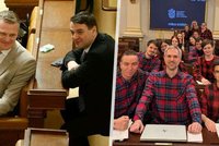 „Pubertální fracek a chůva vydírající prezidenta!“ Macinka a Turek to schytali, Piráti ve flanelkách také