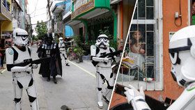Na Filipínách prosazuje karanténní opatření Darth Vader a Stormtroopeři.