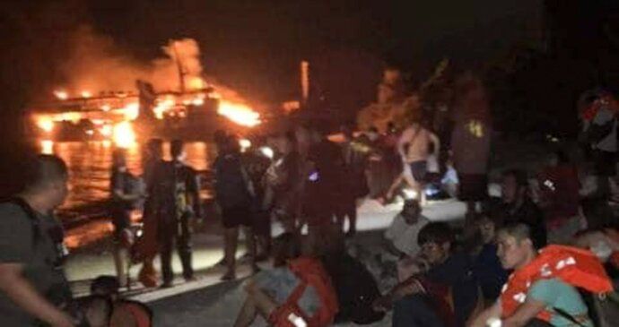 Fire on a ferry in the Philippines (03/30/2023)