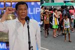 Duterteho protidrogová válka pokračuje. Chce zatýkat už dvanáctileté děti.