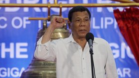 Filipínský prezident Rodrigo Duterte.