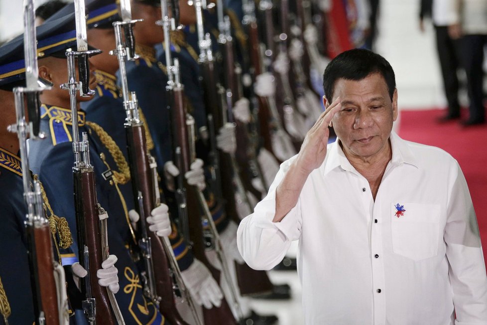 Filipínský prezident Rodrigo Duterte