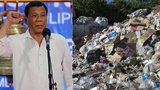 „Vyhlásím vám válku!“ Filipínský prezident se kvůli odpadkům pustil do Kanady