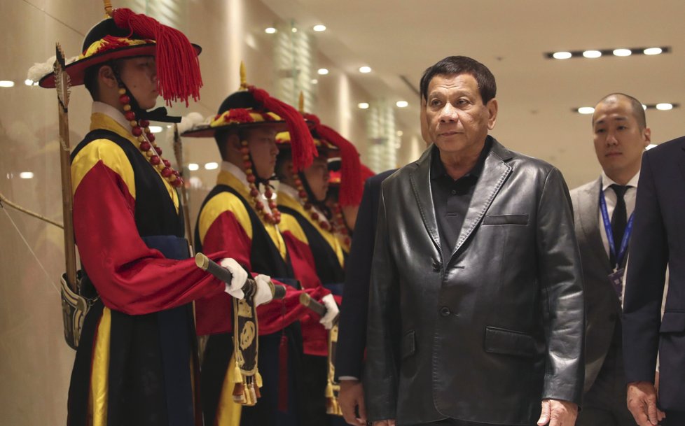 Filipínský prezident Rodrigo Duterte.