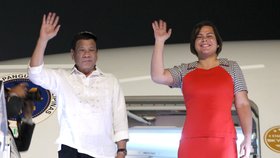 Filipínský prezident Rodrigo Duterte dorazil na svou první návštěvu Izraele (2.09.2018).
