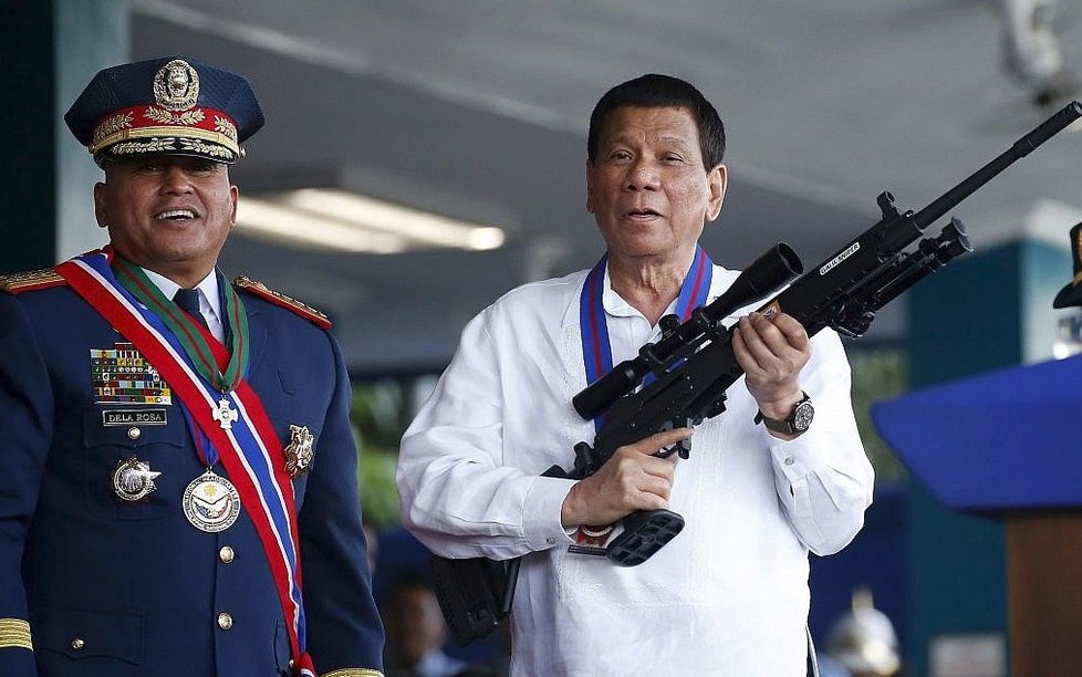 Filipínský prezident Rodrigo Duterte.