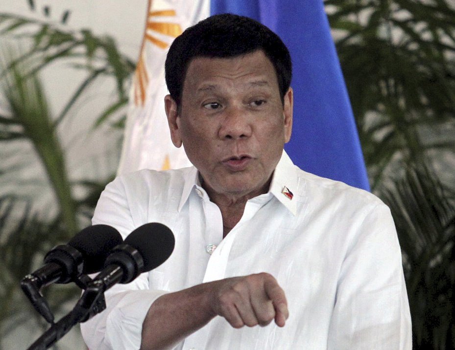 Filipínský prezident Rodrigo Duterte