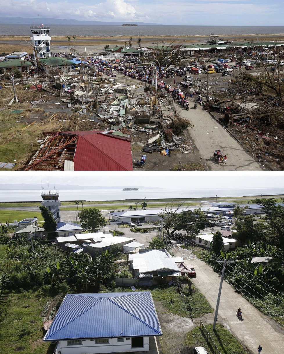 Letiště v Taclobanu dokázali znovu vybudovat.