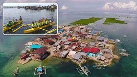Filipínský ostrov Ubay je následkem zemětřesení téměř celý pod hladinou moře. Jeho obyvatelé ho ale odmítají opustit, i když jim voda sahá až po kotníky a protéká jejich domy.