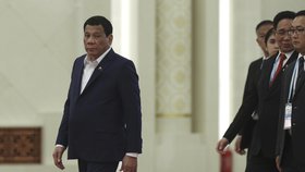 Filipínský prezident Duterte.
