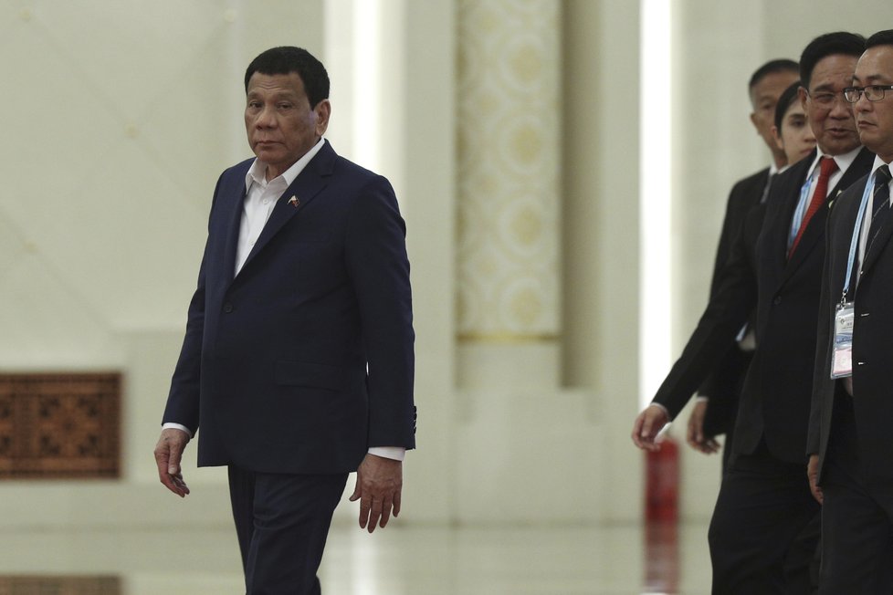 Filipínský prezident Duterte.