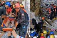 Dvě zemětřesení si na Filipínách vyžádala 11 obětí. Kymácely se i mrakodrapy
