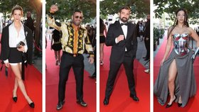 Premiéra filmu Bojovník: Ženy v sexy modelech a vysmátý Karlos!