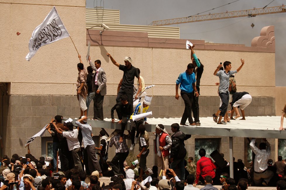 Vášnivé protiamerické protesty se nevyhnuly ani Jemenu