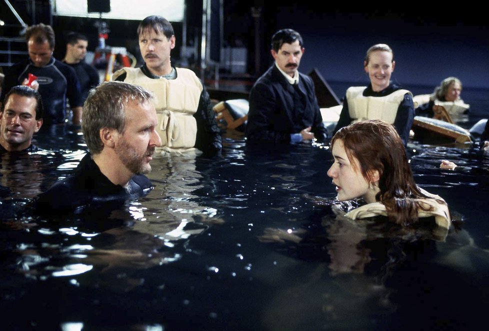 Fotografie z natáčení filmu Titanic