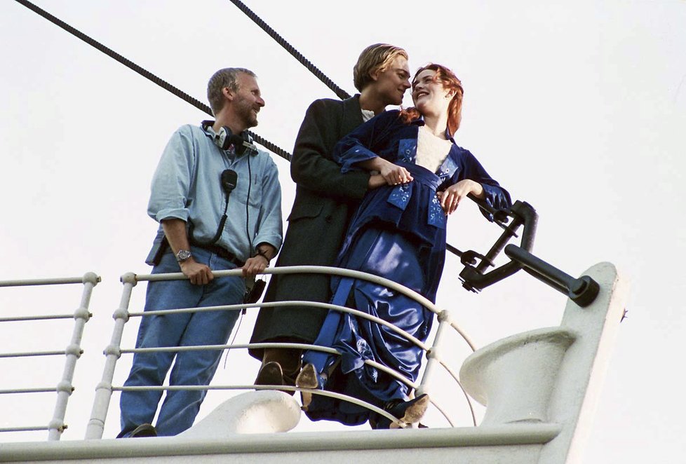 Fotografie z natáčení filmu Titanic