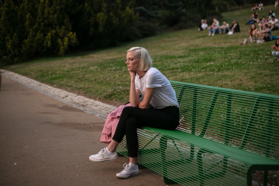 Barbora Bočková ve filmu Promlčeno.