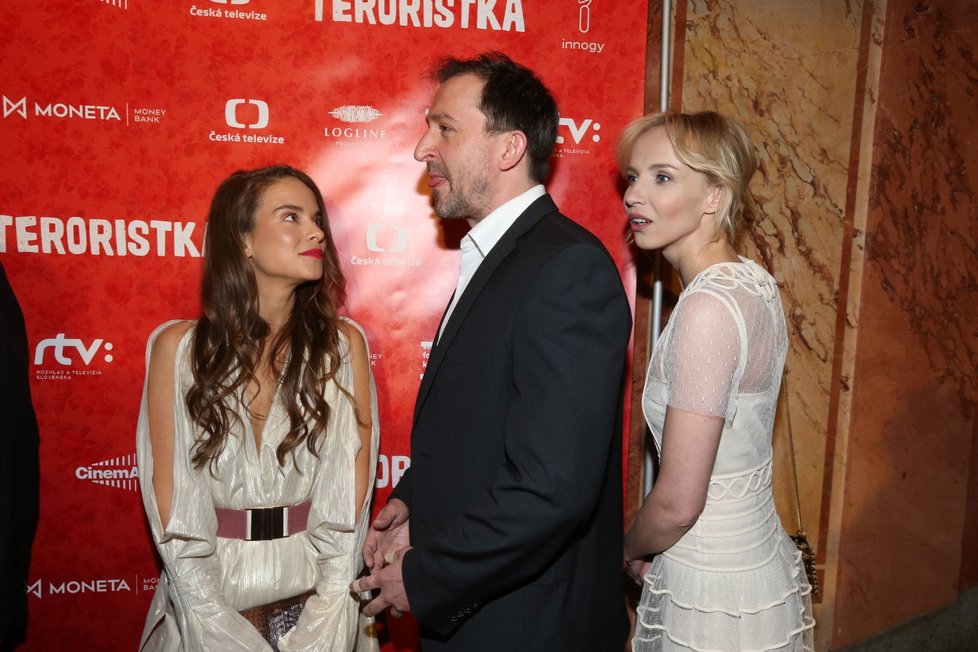 Premiéra filmu Teroristka: Kristína Svarinská, Martin Hofmann a Jana Plodková