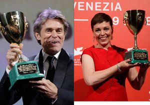Benátský filmový festival: Nejlepším hercem Willem Dafoe, nejlepší herečkou Olivia Colemanová