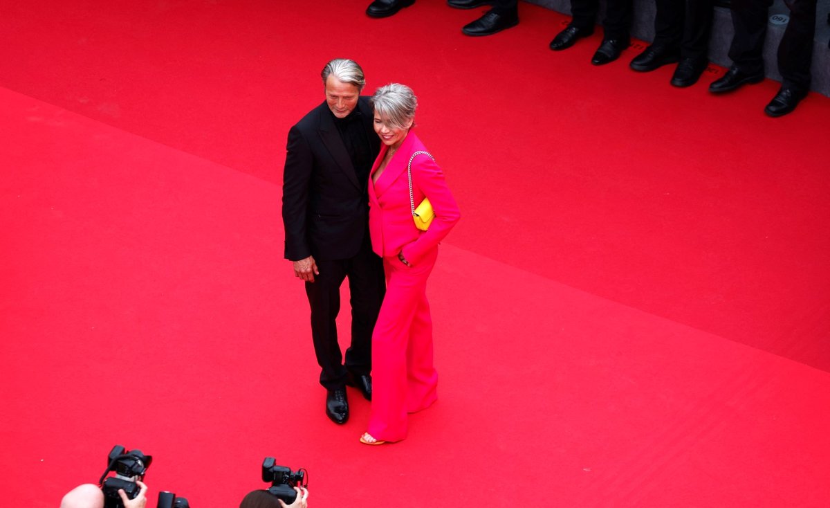 76. ročník Filmového festivalu v Cannes: manželé Mads Mikkelsen a Hanne Jacobsen