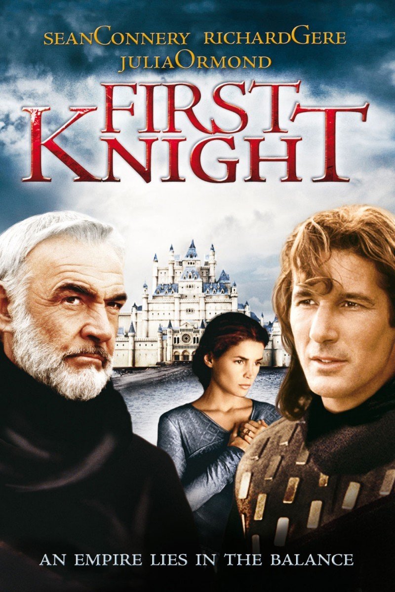 První rytíř (1995).  Lancelot (Richard Gere) je dokonalý bojovník. Nepřišel do Camelotu proto, aby získal slávu a stal se rytířem, ale pro lásku ženy, která mu nemůže patřit.