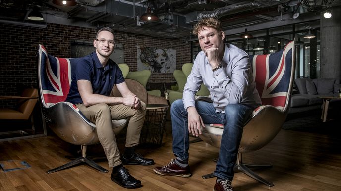 Zakladatelé startupu Filuta AI Martin Doušek (vlevo) a Filip Dvořák.