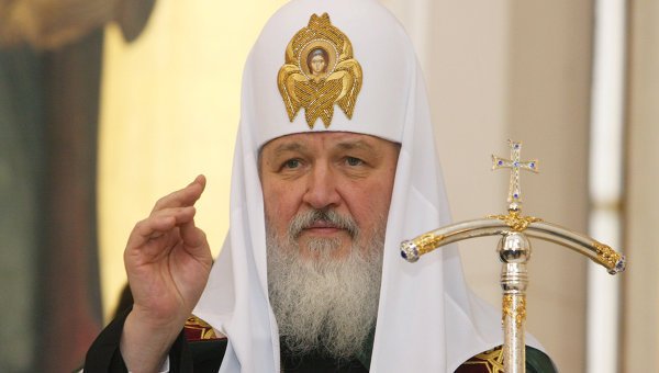 Patriarcha Kyril, hlava Ruské pravoslavné církve. V pátek se oba dva církevní představitelé setkají.