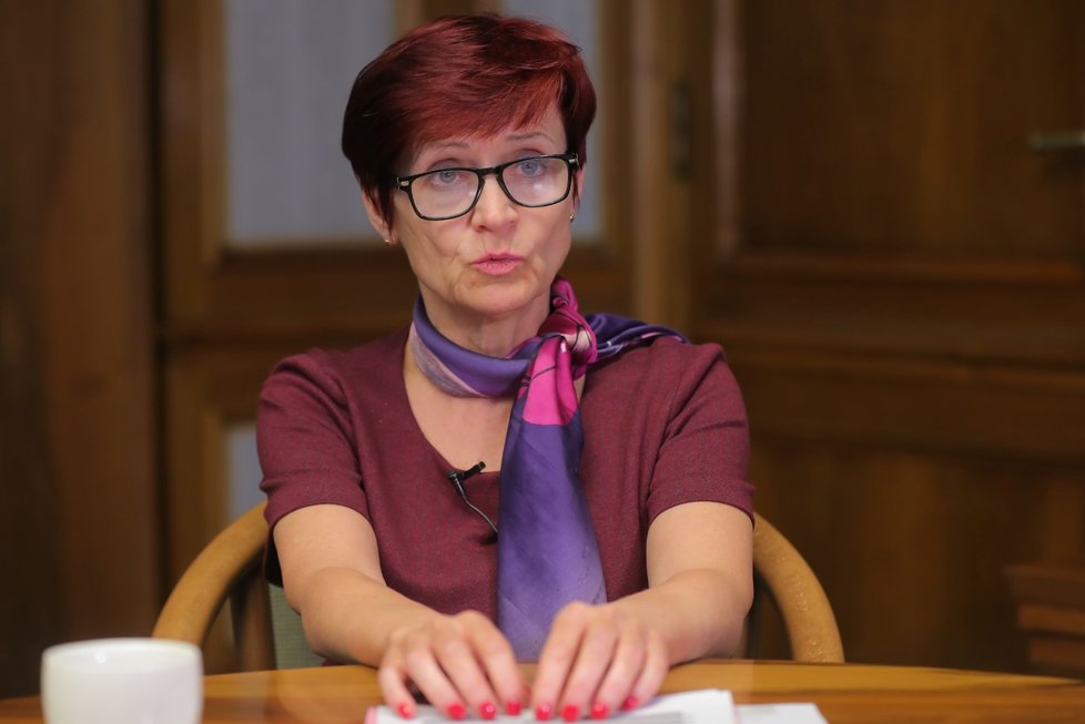 Tatjana Richterová při rozhovoru pro Blesk.