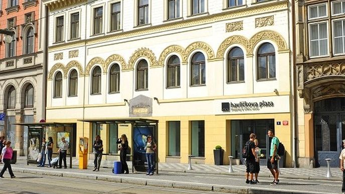 Centrum Havlíčkova Plaza u masarykova nádraží, v němž skupina Finep otevře obchodní dům s potřebami a službami pro bydlení.