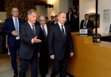 Vladimir Putin na návštěvě ve Finsku