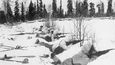 Finskští vojáci za zimní války se Sovětským svazem